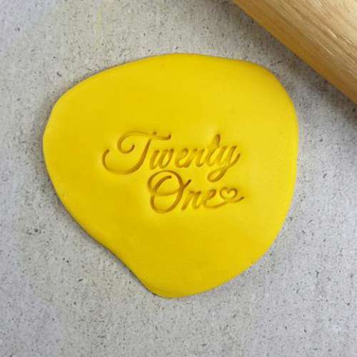 Cookie Embosser - Twenty one